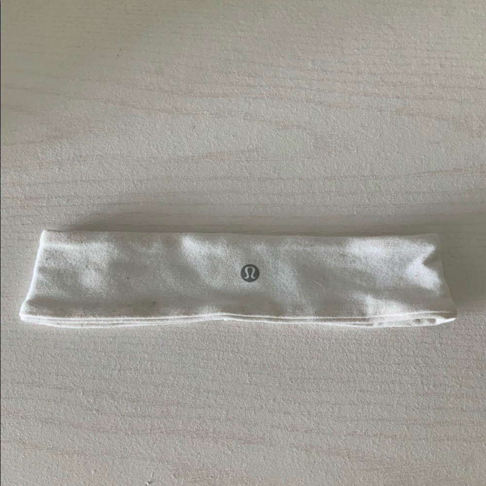 White Lululemon Headband